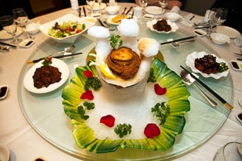Digging to China: A Journey to Taipei, Nanjing, Shanghai 15 Abalone at the Hua Ting Hotel & Towers in Shanghai