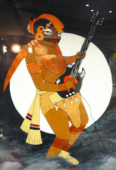 Cherokee Nation: A Fascinating Historical Site 2 Painting by Sam Watts-Scott at the Hard Rock Hotel and Casino in Tulsa, part of Cherokee Entertainment Inc.