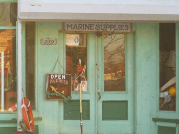 City Island, New York: A Small Fishing Village in the Bronx 1 A quaint old-fashioned antique store in City Island, New York.