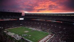 Tuscaloosa football stadium in Alabama.