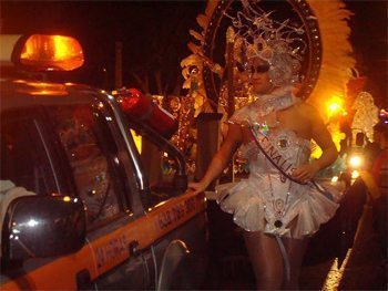 A float in a parade in Lanzarote.