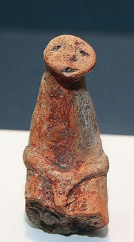 Legendary Skiing in the Carpathian Mountains 3 Clay figurine from th e ancient Cucuteni-Trypillian culture. Wikipedia photo.
