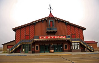 Designed and constructed by the United States Army Corps of Engineers, Fort Peck Summer Theatre is referred to as 'A Jewel of the Plains'.