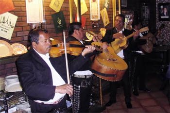 The requisite Mexican band in Tijuana.