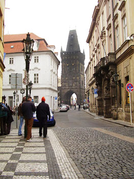A Whirlwind Tour of Prague 2 Celenta Street, one of the oldest streets in Prague, leads to Powder Tower, one of thirteen entrances into the Old Town.