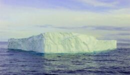 An iceberg in Newfoundland.