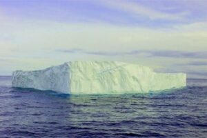 An iceberg in Newfoundland.