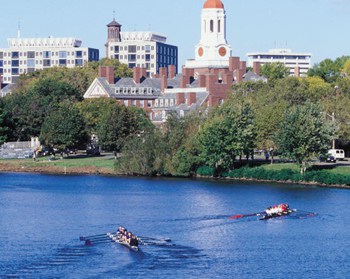 The Charles Hotel's namesake river, across from Boston, MA, where there are great bike trails along the river.