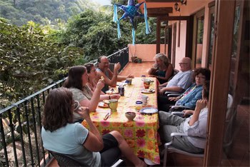 Breakfasts are a special part of the Casa experience. Every day it's different, all cooked by the Casa chef, Ruby, a Huichol Indian.