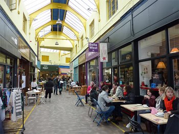 Brixton Village is full of great places to eat....in London.