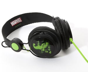 GoNOMAD Reviews of New Travel Products 11 Coloud Marvel Comic Headphones in Hulk