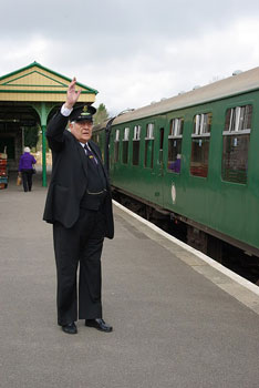 All Aboard! Corfe Castle Station which was Kirrin Station in the Enid Blyton books