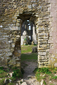 A doorway at Corfe Castle