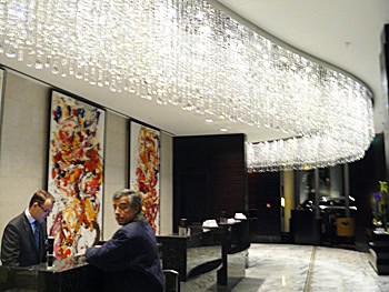 The lobby of the Jumeirah Frankfurt
