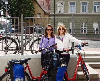 Cecilia and Katia in Bamberg.