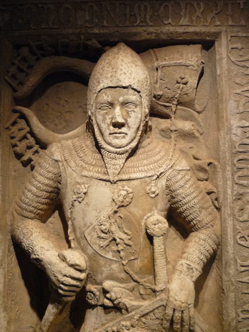 Relief of a knight, Wartburg Castle