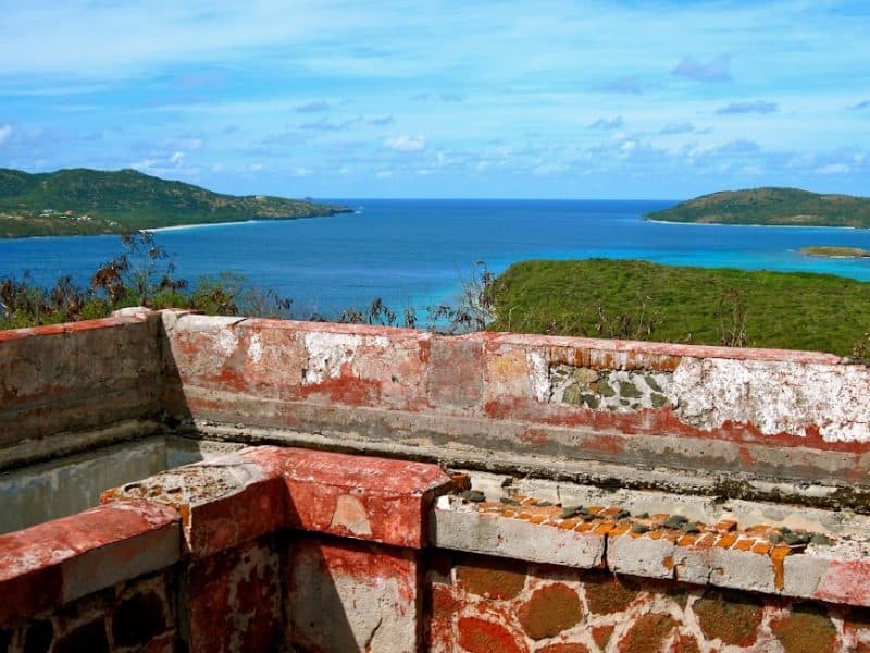 The lighthouse in Culebrita, Puerto Rico.