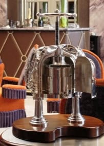 Bordeaux, France: A Shining City by the Garonne 6 The lobster press at the Regent Hotel, Bordeaux, France.