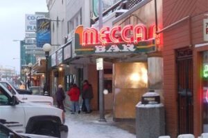 Fairbanks, Alaska in Winter Mecca bar, Fairbanks AK