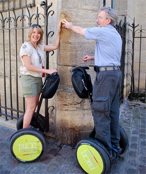 On the Segway Scooters in Dijon. Photos by Sony Stark.