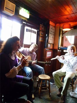 Musicians at O'Donaghues in Dublin.