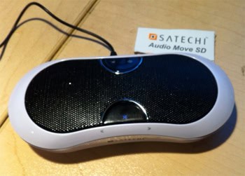 Satechi Audio Move SD portable speaker.