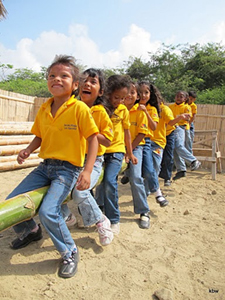 Recess is always the favorite time of the day. Photo: Ken Wilson