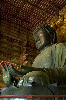 Kyoto: Japan's Ancient Capital is a Treasure of Temples 5 The Vairocana Buddha, world's largest bronze Buddha, Toda-ji Temple, Nara, Japan