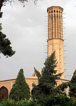One of the famous wind-catchers of Yazd
