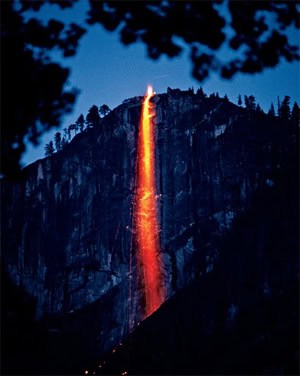 Yosemite National Park Fire Falls 