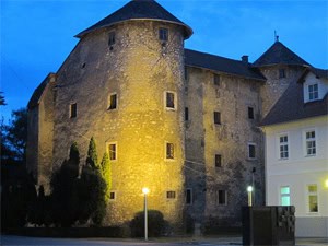 Croatia: The Roman's Favorite Summer Getaway 7 The Frankopan Castle in Ogulin, all lit up for the evening.