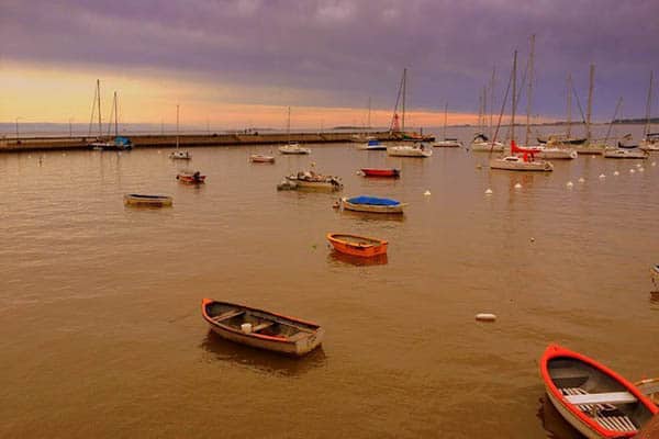 The harbor at Colonia del Sacramento. The harbor at Colonia del Sacramento, Uruguay.