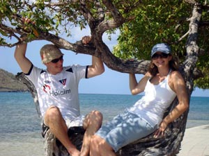 Even the trees make you lazy in Providencia, Colombia. photos by Mark Robertson.