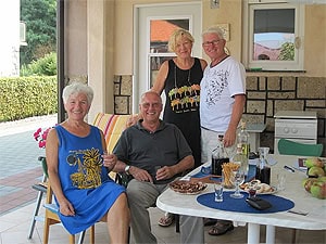 Croatia: The Roman's Favorite Summer Getaway 3 My new found family: Branka & Jure Malic, and Karmela & Zlatko Spoljaric.