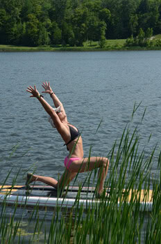 Vermont: Wanderlust--Being the change the World Needs 4 Paddleboard yoga.