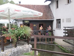 Croatia: The Roman's Favorite Summer Getaway 8 A busy pub in the Town of Rastoke.