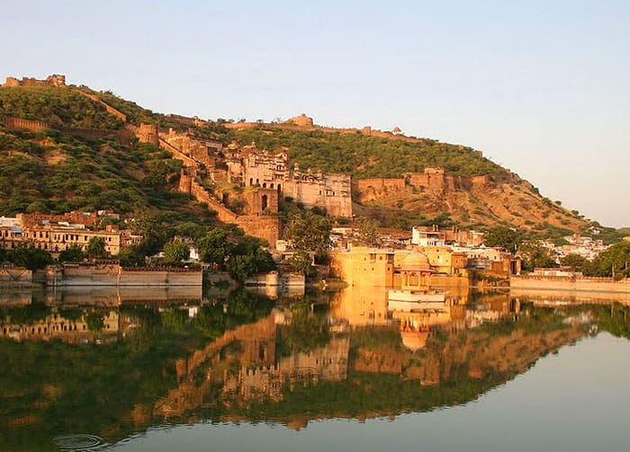 Reflections at Nawal Sagar, Bundi in Rajasthan, India. Photo by Mridula Dwivedi.