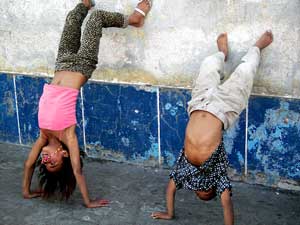 upside down kids