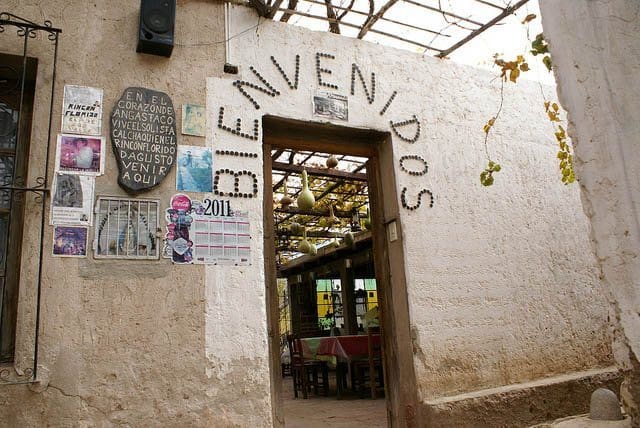 Entrance to a little comedor in Angastaco.