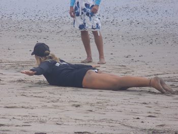 Surfing lessons in Nosara, Costa Rica.