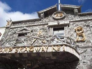 Skagway is famous for its er, unique architecture.