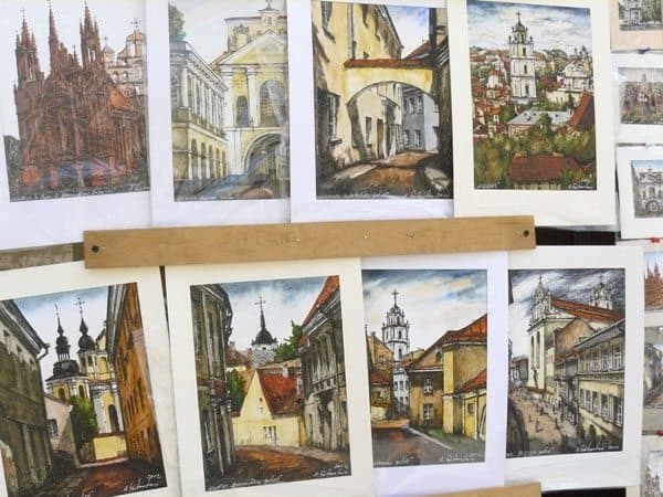 Lithuania: A Walking Tour of Vilnius - Page Three 8 Artwork on display
