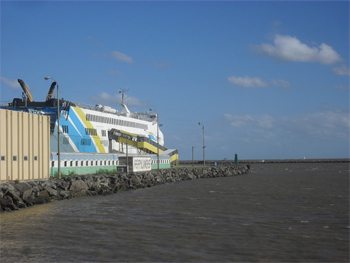 The ferry to Uruguay