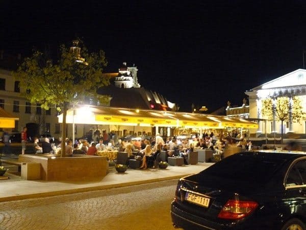 Lithuania: A Walking Tour of Vilnius - Page Three 4 In the evening the city becomes one big outdoor cafe.