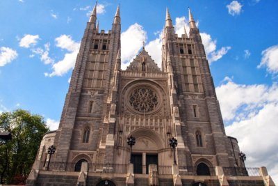 The mighty Peter and Paul Basilica in Lewiston Maine