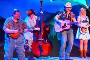 An Eastern Tennessee Man-cation 11 Hatfield and McCoy dinner show. Kitchy, corny but funny.