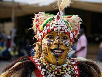 A dancer in Senegal. photo by Simon Felton.