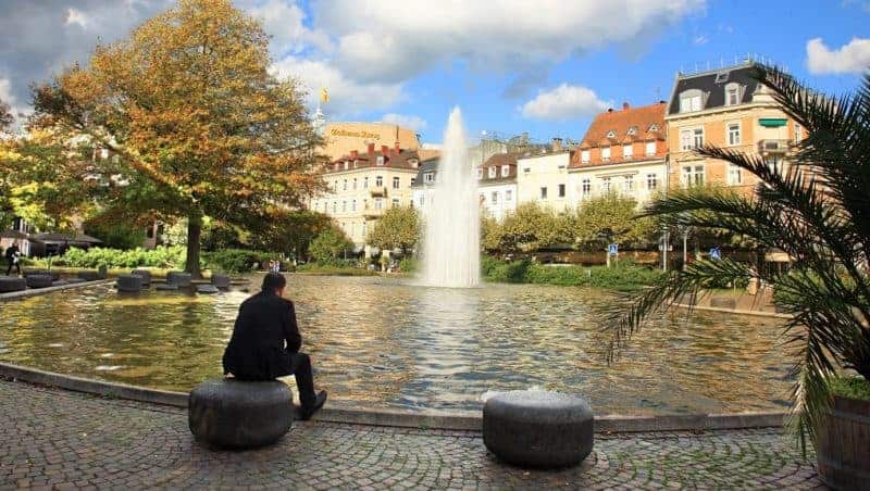 Riding the Rails in the Upper Rhine Valley 1 Beautiful Baden-Baden Germany home of spas and pretty buildings. Janis Turk shares a train trip through the Upper Rhine Valley in this story.