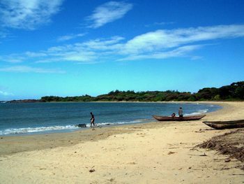 Fishing is the main source of protein in Sainte Luce, Madagascar.