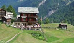 Mountain views in Switzerland.